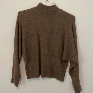 H&M Brown Mock Neck Sweater